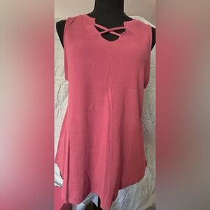Arizona Jean Company Pink Sleeveless Tunic